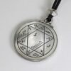 Soloman Pentant~Pewter Talisman For Performers Seal of Solomon Pentacle Pendant