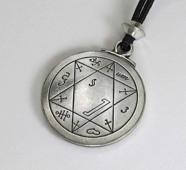 Soloman Pentant~Pewter Talisman For Performers Seal of Solomon Pentacle Pendant