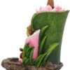 Magicun N.Giftware~Green Enlightened Sanctuary Incense Burner 17cm, 14cm