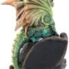 Nemesis Now U2023F6 Eye Of The Dragon Green Figurine 25cm Green