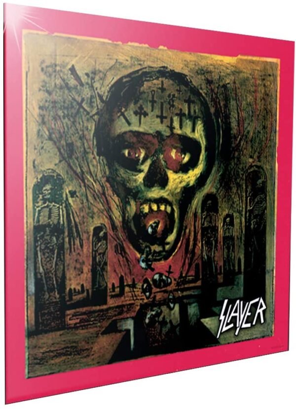 Band Merchandise~ Slayer Seasons in The Abyss Crystal Clear Picture 32cm, MDF and Resin, Black
