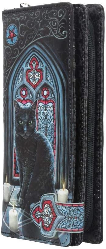 Magicun N.Giftware~Sacred Circle Lisa Parker Embossed Purse 19cm Black, PU, 18.5cm