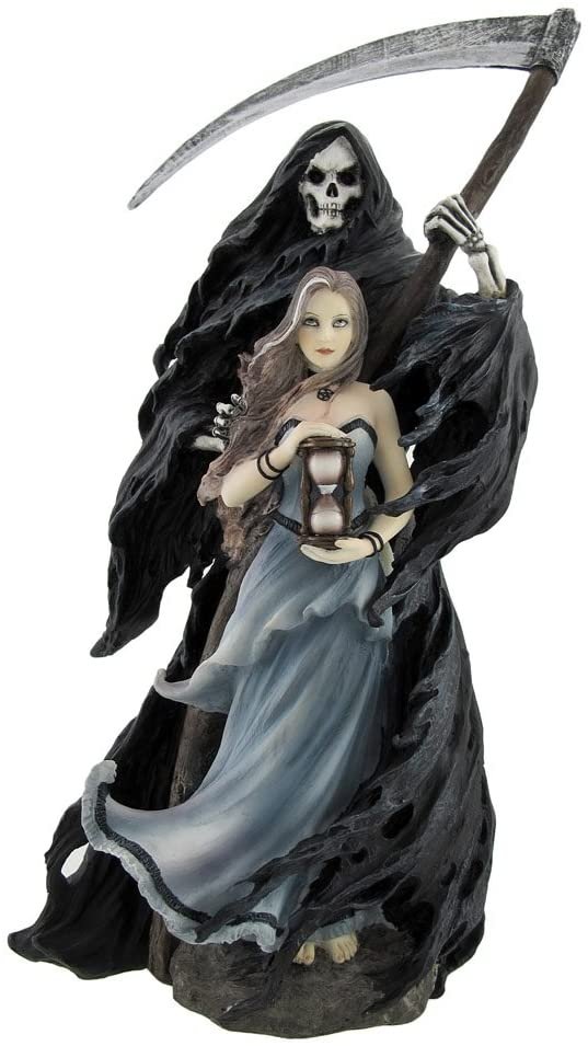 Magic  Collection~Anne Stokes Summon The Reaper Statue 11 in.