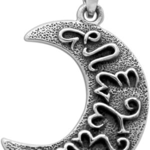 61bOYNH-KGL._AC_SL1200 Sterling Silver Artemis Moon Goddess Pendant