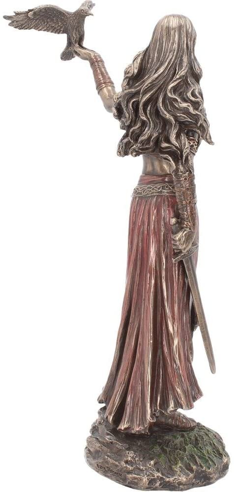 Magicun N.Giftware~Morrigan and Crow Figurine 28 cm Bronze