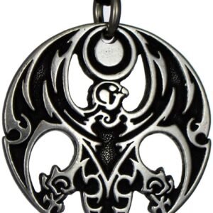 Soloman Pentant~Pewter Horus the Avenger Egyptian Pendant Falcon Necklace