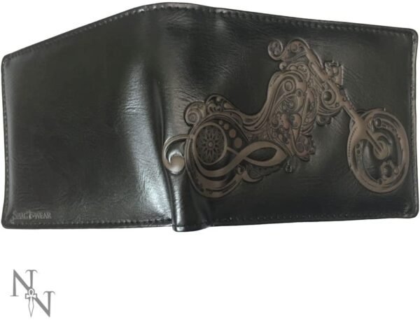 Dark Collection~Bike Wallet 11cm Black, PU