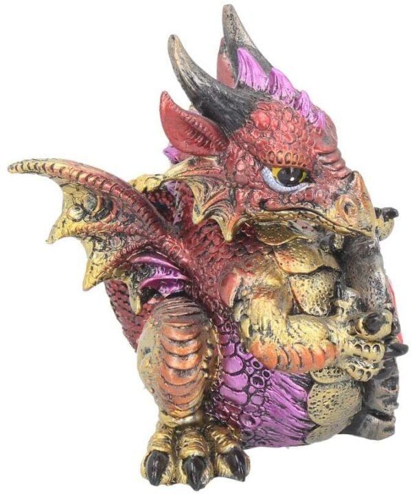 Fantasy Collection~ Ruby Dragonling Figurine 16cm Red