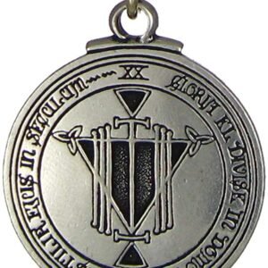 Soloman Pentant~Pewter Talisman for Honor and Riches Pentacle Pendant
