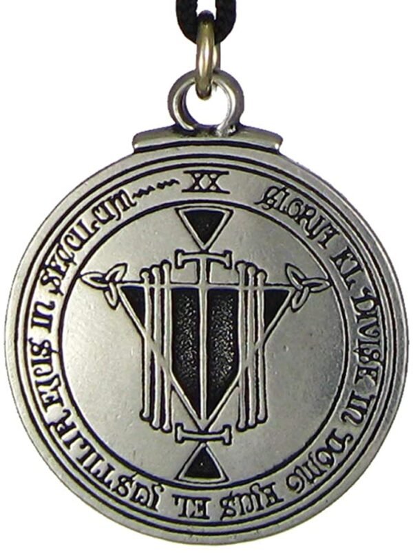 Soloman Pentant~Pewter Talisman for Honor and Riches Pentacle Pendant