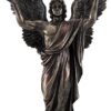 Magic  Collection~Bronzed Angel Metatron Statue with Colored Accents