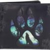 Animal Collection~ Footprints Wallet 10cm Black