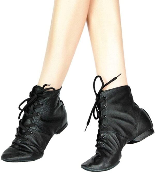 Witchcraft~Cheapdancing Men's Practice Dancing Shoes Soft Leather Flat Jazz Boots