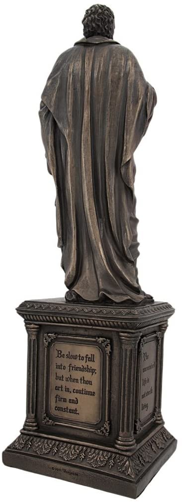 Magic  Collection~Bronze Finish Socrates Statue Philosophy