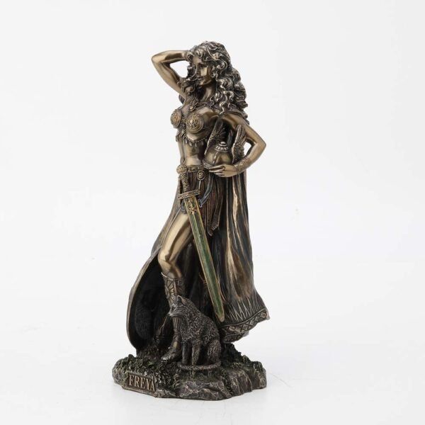 Magic  Collection~Norse Goddess Freya Antique Bronze Finish Statue