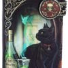 Lisa Parker Women Absinthe Black Cat Embossed Purse