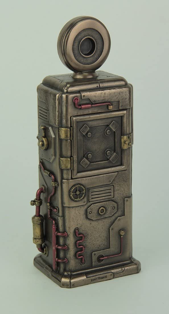 Magic  Collection~Steampunk Fuel Dispenser Working Clock Tower Statue