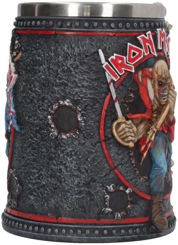 Band Merchandise~ Iron Maiden Tankard Mug 14cm Black