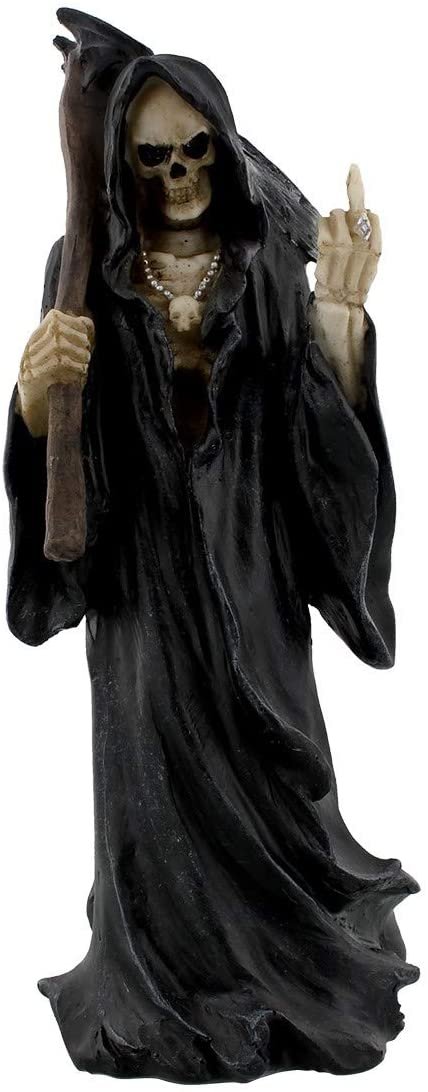 Magicun N.Giftware~Death Wish 22cm Figurine, Resin, Black