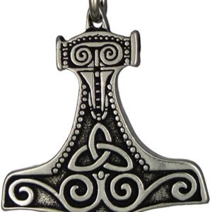 Soloman Pentant~Pewter Thor's Hammer Celtic Knot Mjolnir Pendant