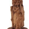 Magicun Altar~Dryad Design Goddess Candle Holder Wood Finish