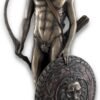 Magic  Collection~Roman/Greek God Apollo with Shield and Bow Bronzed Statue