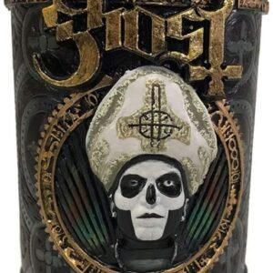 Band Merchandise~ B4858P9 Ghost Gold Meliora Shot Glass, Resin w. Stainless Steel