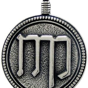 Soloman Pentant~Pewter Virgo"The Virgin" Zodiac Sign Astrology Pendant