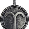 Soloman Pentant~Pewter Aries"The Ram" Zodiac Sign Astrology Pendant