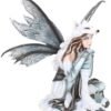 Fantasy Collection~ Fae-Lore Figurine 26cm Grey