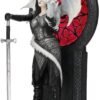 Magic  Collection~9.5 Inch Anne Stokes Valour Dragon Gothic Female Warrior Polyresin Hand Painted Figurine Sculpture