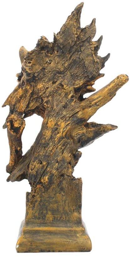 Animal Collection~ Wolf Figurine 44cm Bronze