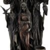 Magicun  Collection~Resin Statues Danu Irish Triple Goddess of The Tuatha De Danann Bronze Finish Statue 6 X 10.5 X 5 Inches Bronze