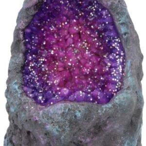 Magicun N.Giftware~Amethyst Crystal Cavern 10cm Light Purple, Resin