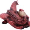 Fantasy Collection~ Little Dream Red Dragon and Hatchling Sleeping Figurine, Polyresin, One Size