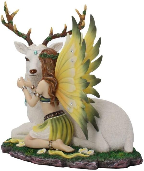 Fantasy Collection~ D4030K8 Adoration Figurine 23.5cm White, Resin, One Size