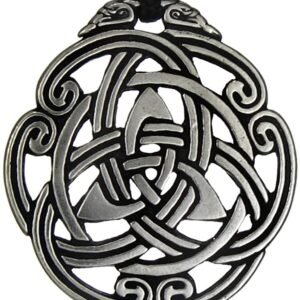 Soloman Pentant~Pewter Celtic Peace Knot Triskelion Pendant