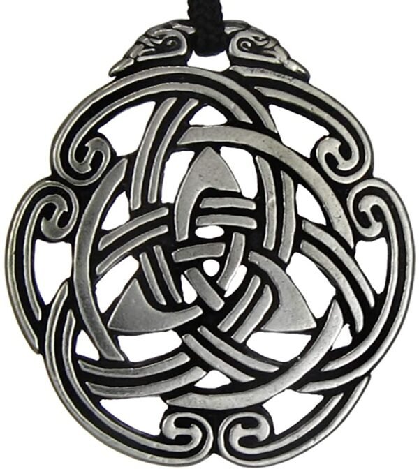 Soloman Pentant~Pewter Celtic Peace Knot Triskelion Pendant