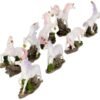 Fantasy Collection~ Magic Woodland Unicorns (Set of Eight ) Figurine 20cm White