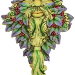 Light Collection~Winters Watch Wall Plaque 23cm Green
