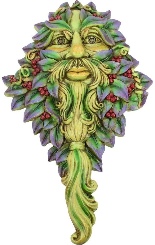 Light Collection~Winters Watch Wall Plaque 23cm Green