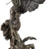 Magic  Collection~Bronzed St. Michael Defeating Lucifer Statue 10 in.