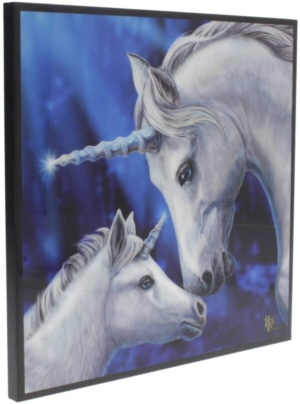 Artist Collections~ Sacred Love Small Lisa Parker Crystal Clear Picture 25cm White, MDF and Resin