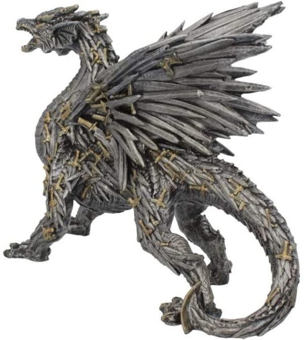 Steampunk Collection~Swordwing 29.5cm Figurine, Silver, One Size