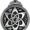 Soloman Pentant~Pewter Talisman for Poets Writers and Actors Pentacle Pendant - 1.25 Inch Diameter