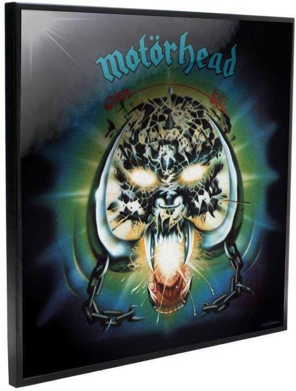 Magicun N.Giftware~Motorhead Overkill Crystal Clear Picture 32cm, Black