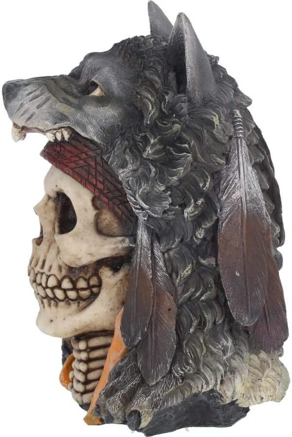 Dark Collection~Wolf Spirit Figurine 29cm Ivory