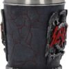 Band Merchandise~ B4132M8 Slayer Shot Glass 7cm Black, Resin w/Stainless Steel Insert