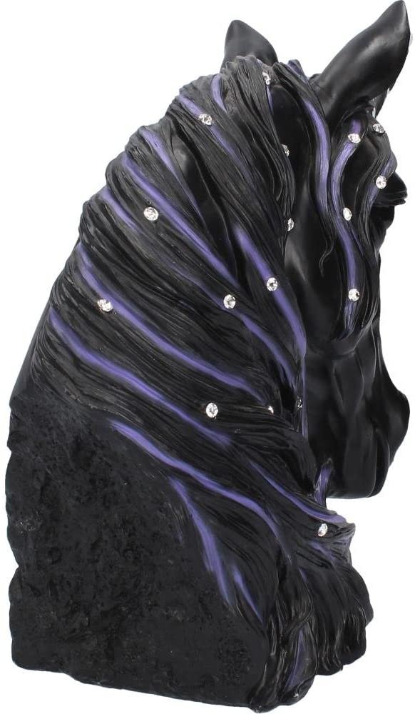 Magicun N.Giftware~Jewelled Midnight Large 31cm Figurine, Resin, Black