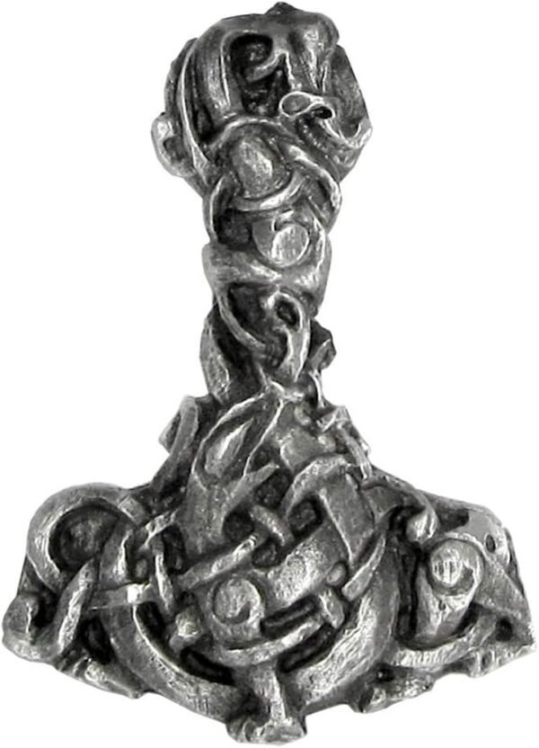 Pewter Urnes Style Thors Hammer Pendant